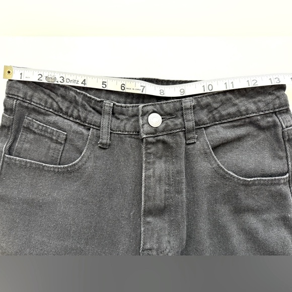 2 Pairs of NEW SHEIN Jeans Black and Blue (xs) Denim (sm) - never seen worn - Picture 12 of 15